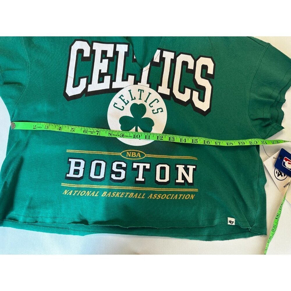NWT Women's Boston Celtics '47 Green Oversized Notch Neck T-Shirt Size Medium - Picture 11 of 11